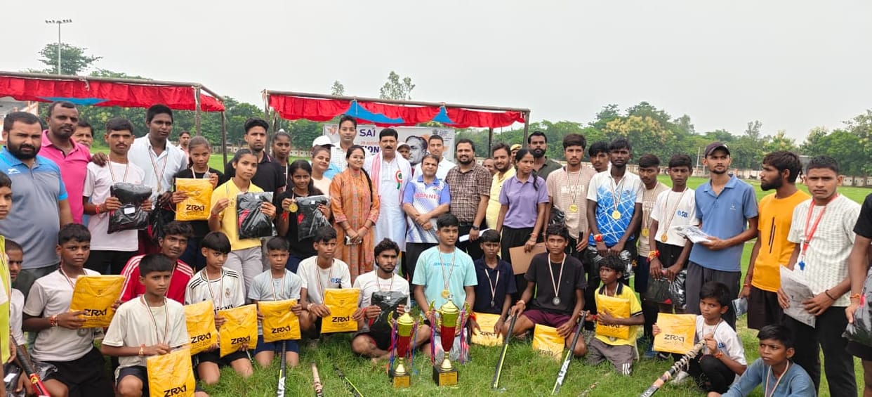 Three-day Sports Day kicks off; Sports Stadium emerges winner in hockey.