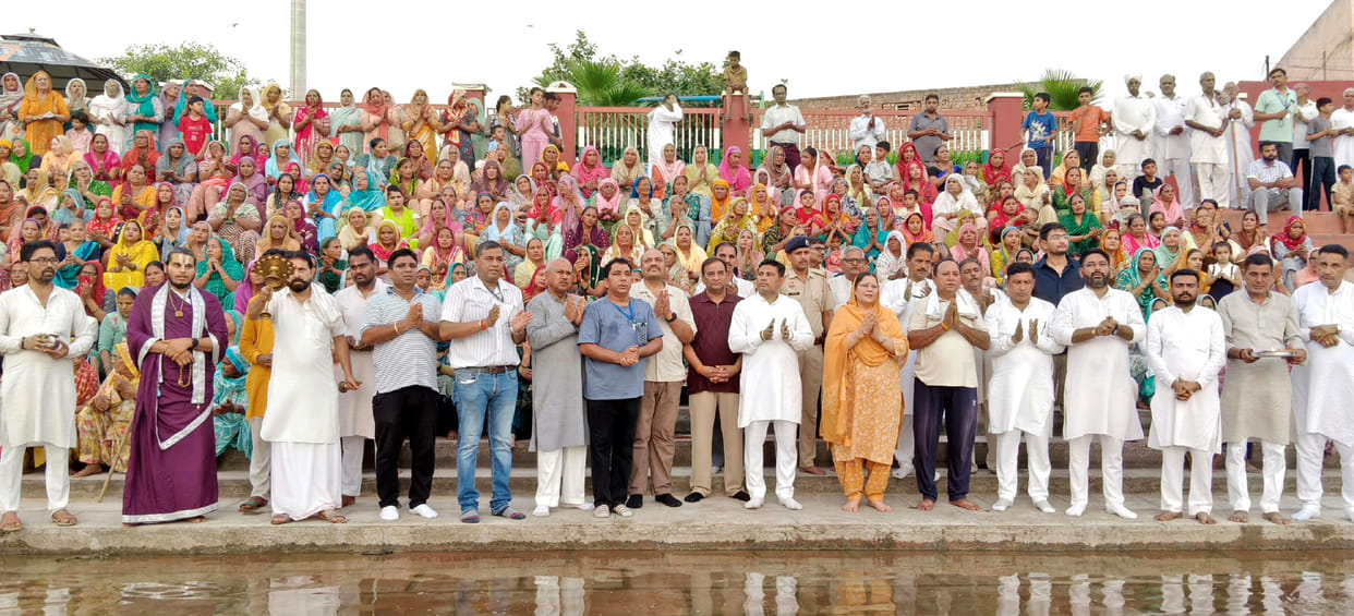 Aarti at Kapil Muni Tirath resumes after 100 years.