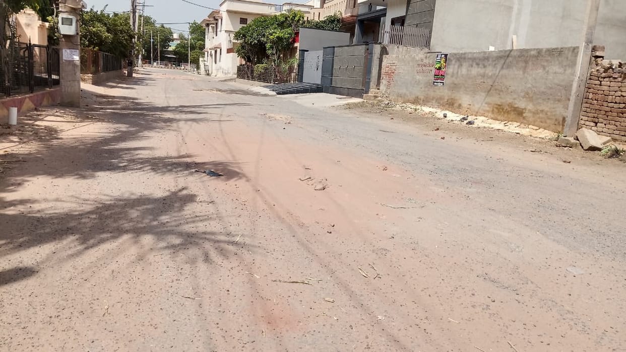 Roads in Batra Colony are dilapidated; waterlogging occurs during rains, causing commuting difficulties