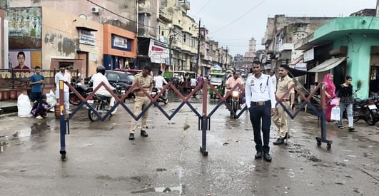 Ban on e-rickshaws in the city to prevent traffic jams and enforce 'no-entry' zones.