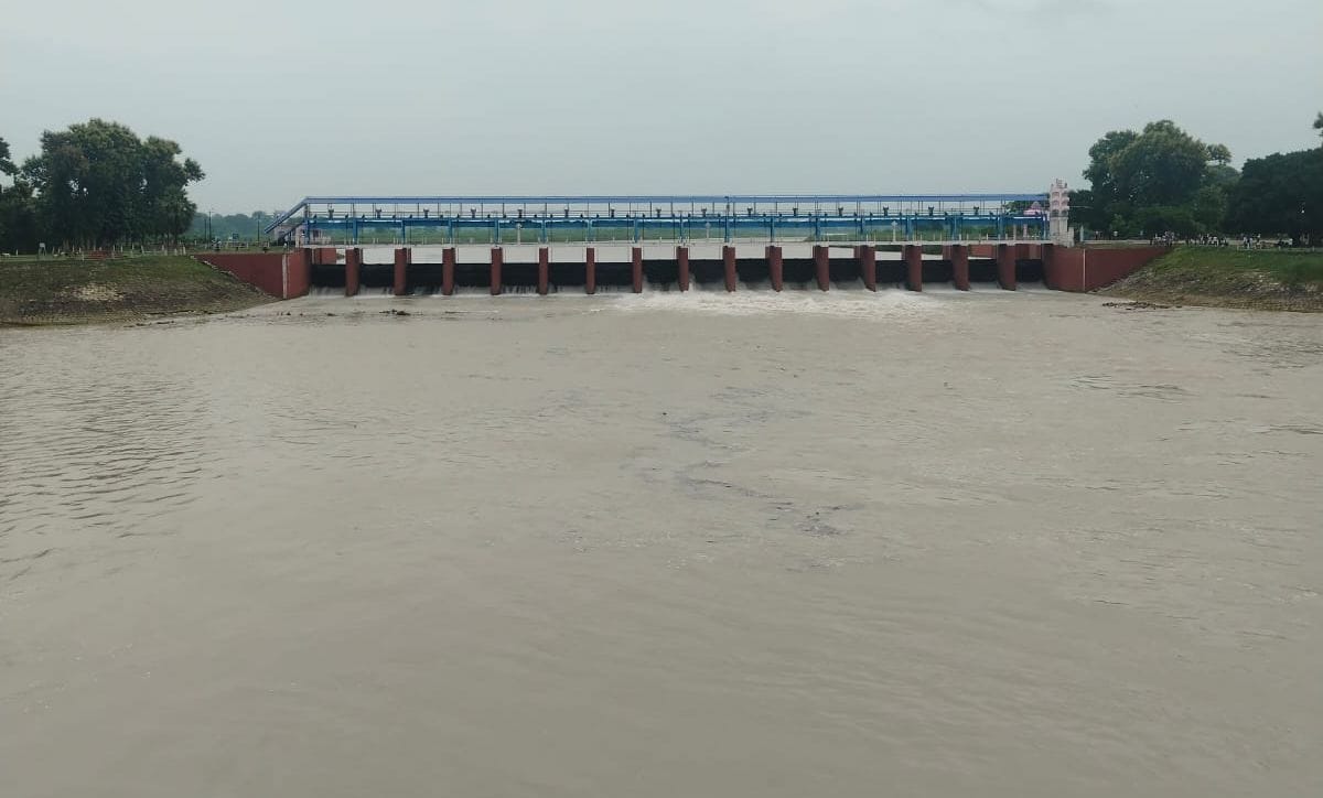 तेजी से बढ़ रहा बांणगंगा नदी का जलस्तर। संवाद