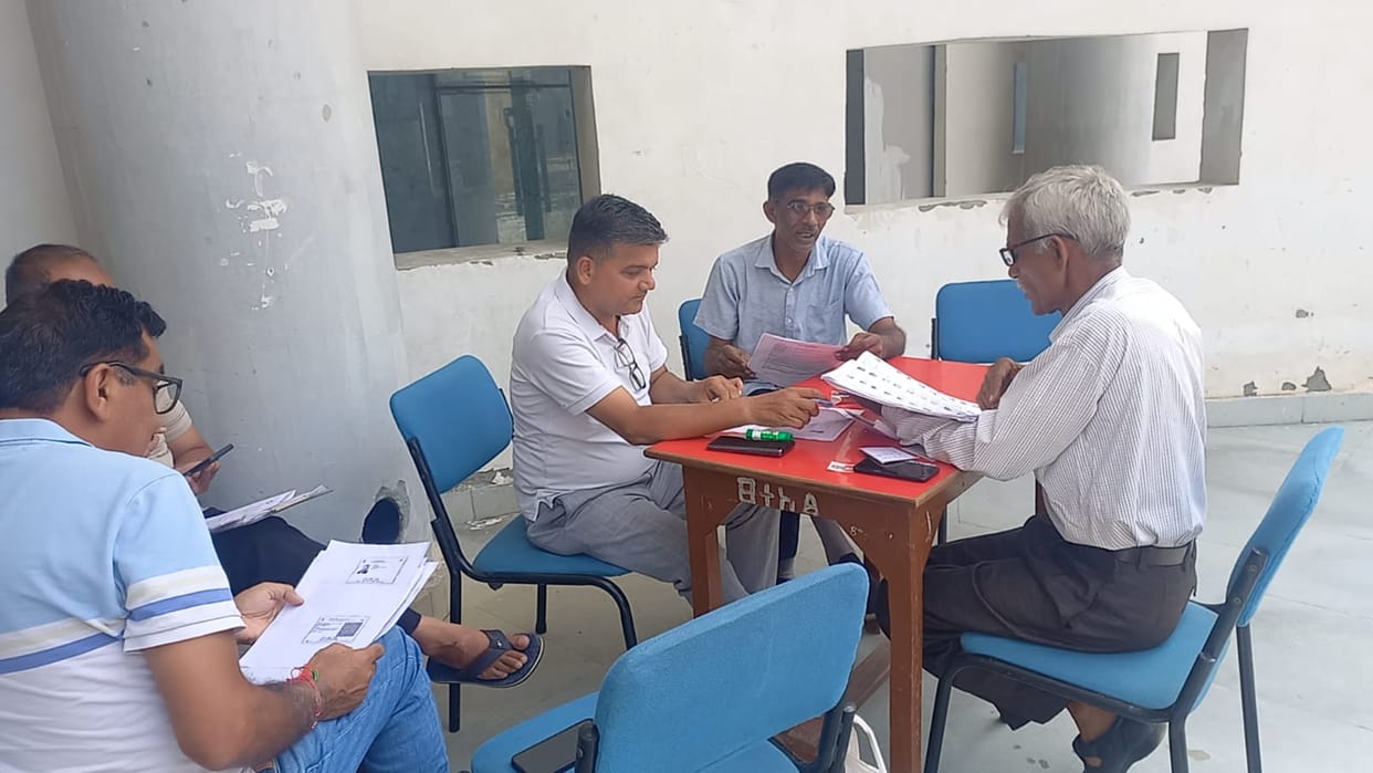 Voter list revision drive underway; only 50 percent of voters turned up at the booths.