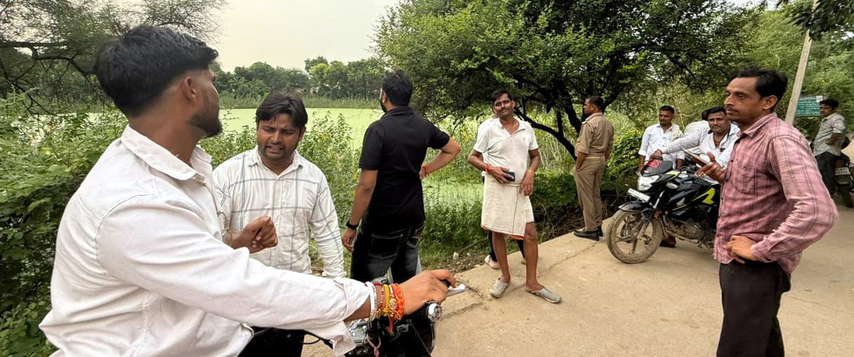 Crocodile scare in Mukundipura pond
