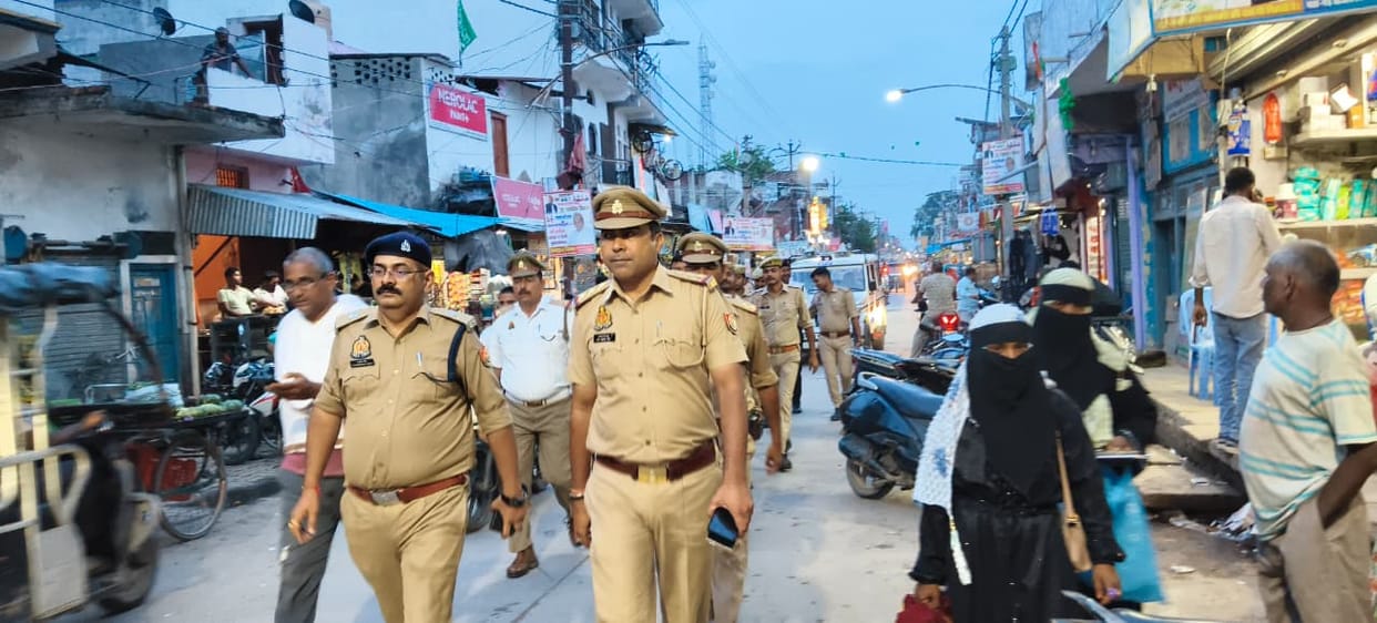 ASP inspected security during patrol.