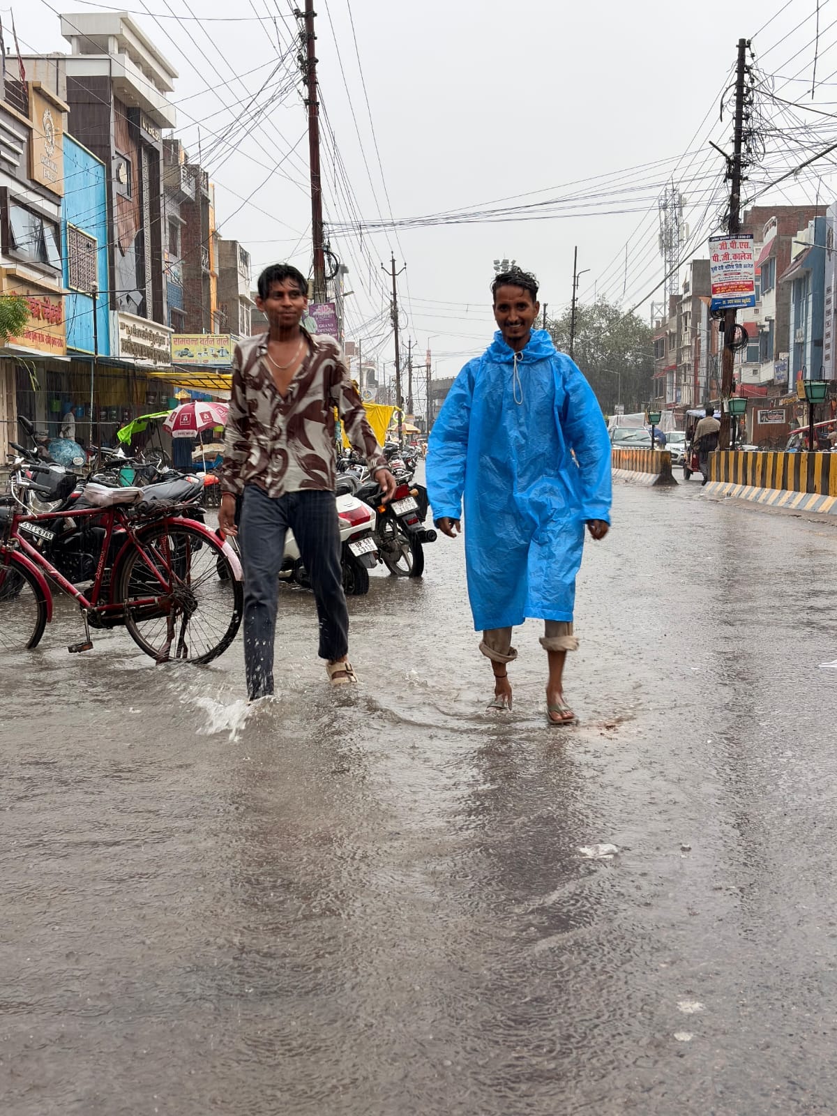 Rain: Relief from the heat, a lifeline for crops.