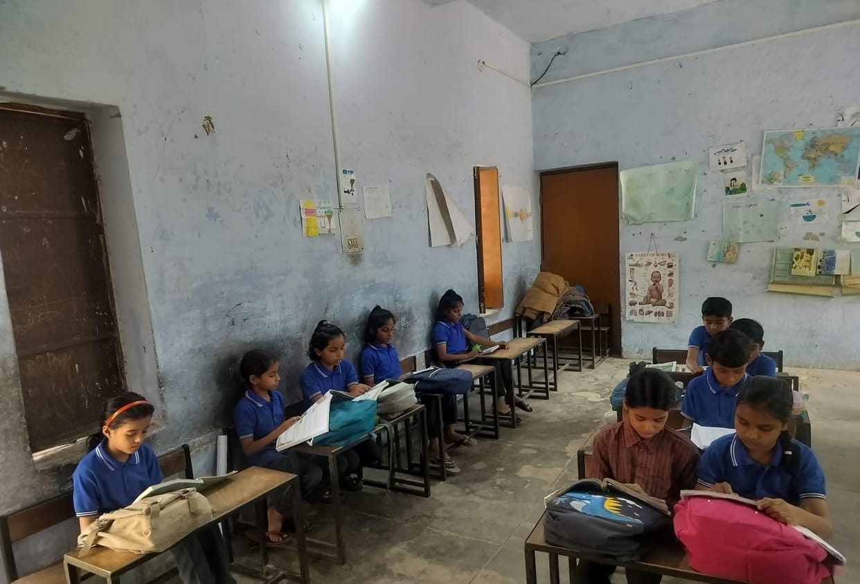 Sufficient dual desks in schools; department seeks 12-year record.