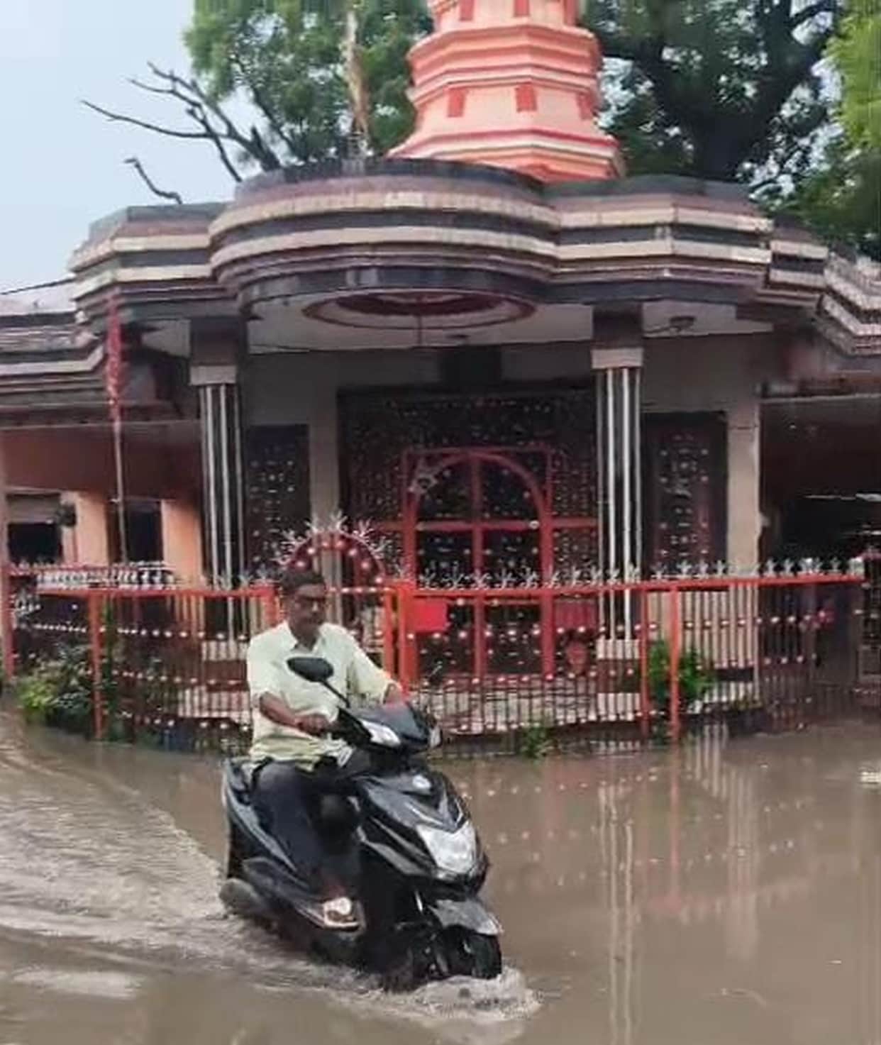 Rain caused house collapses in some places and waterlogging in others