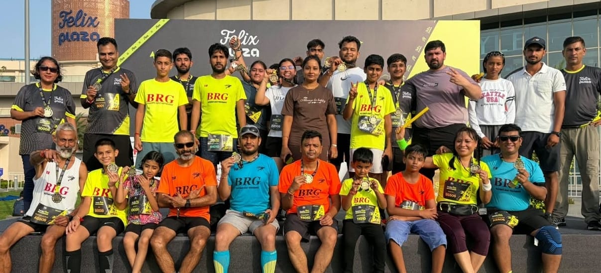 BRG runners won medals in Gurugram and Dwarka.