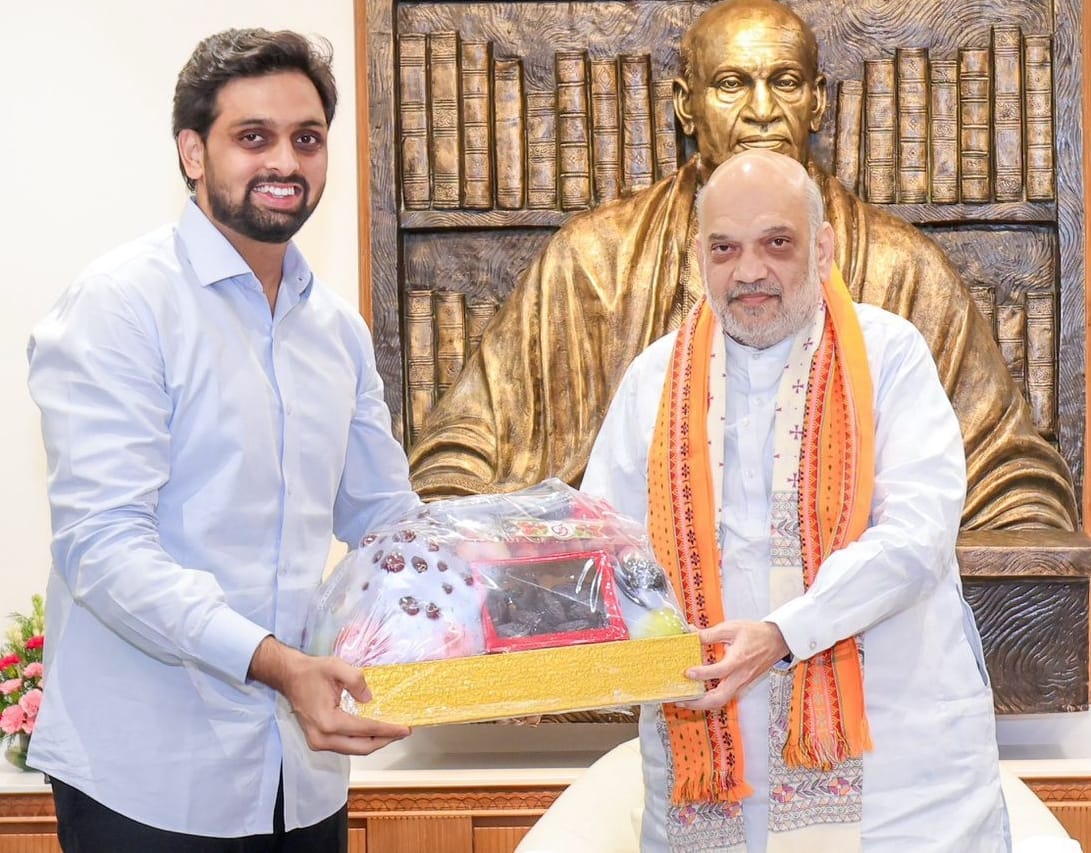 Virat Maan paid a courtesy call on Home Minister Shah.