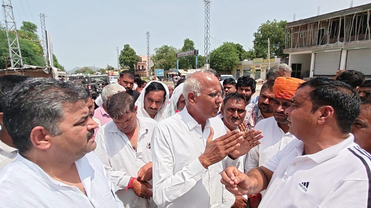 Villagers' anger erupts over demand for an underpass; MLA's vehicle stopped.