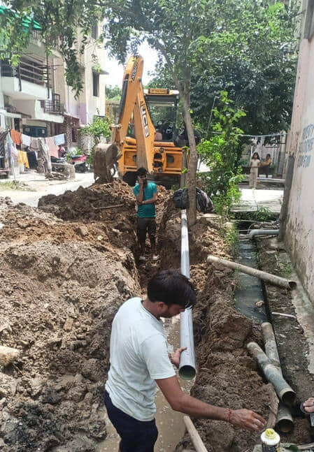 The problem of sewage water entering the drinking water supply will be resolved.