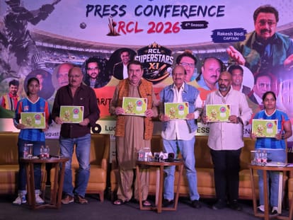 होटल में हंगर फ्री भारत और आरसीएल-रेस्टोरेंट क्रिकेट लीग (आरसीएल) सीजन-4 की विशेष प्रेस वार्ता 