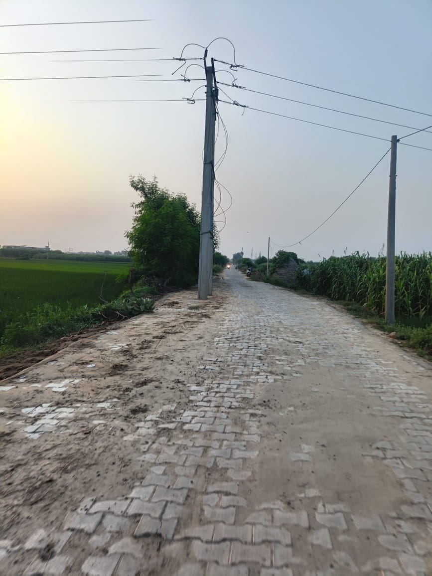 The unfinished portion of the Kailram-Sand road was made lean by the department