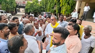 State President of the Student Wing lashes out at BJP at the Student Dialogue Mega-Conference.