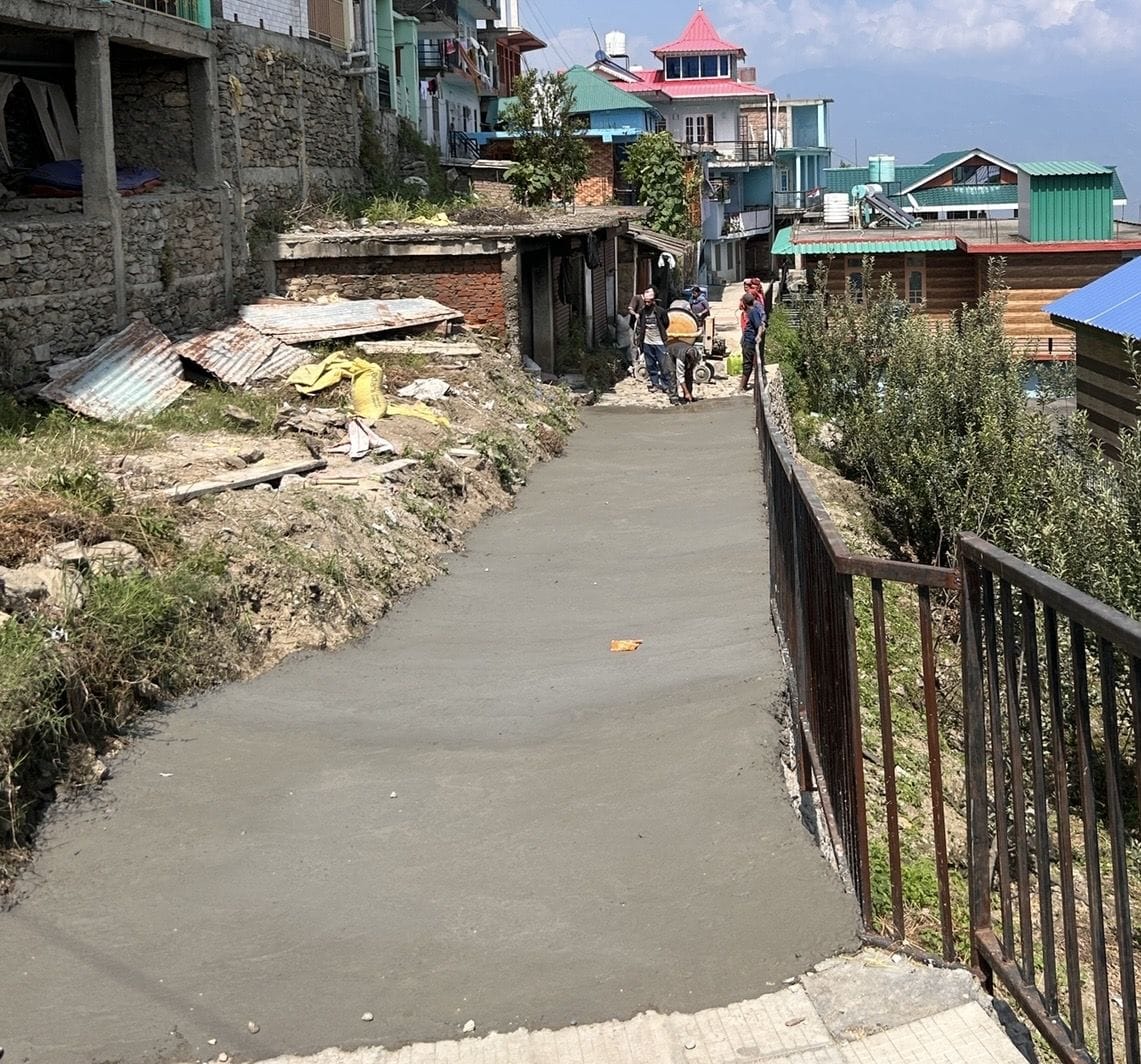 Rain-damaged road repairs begin