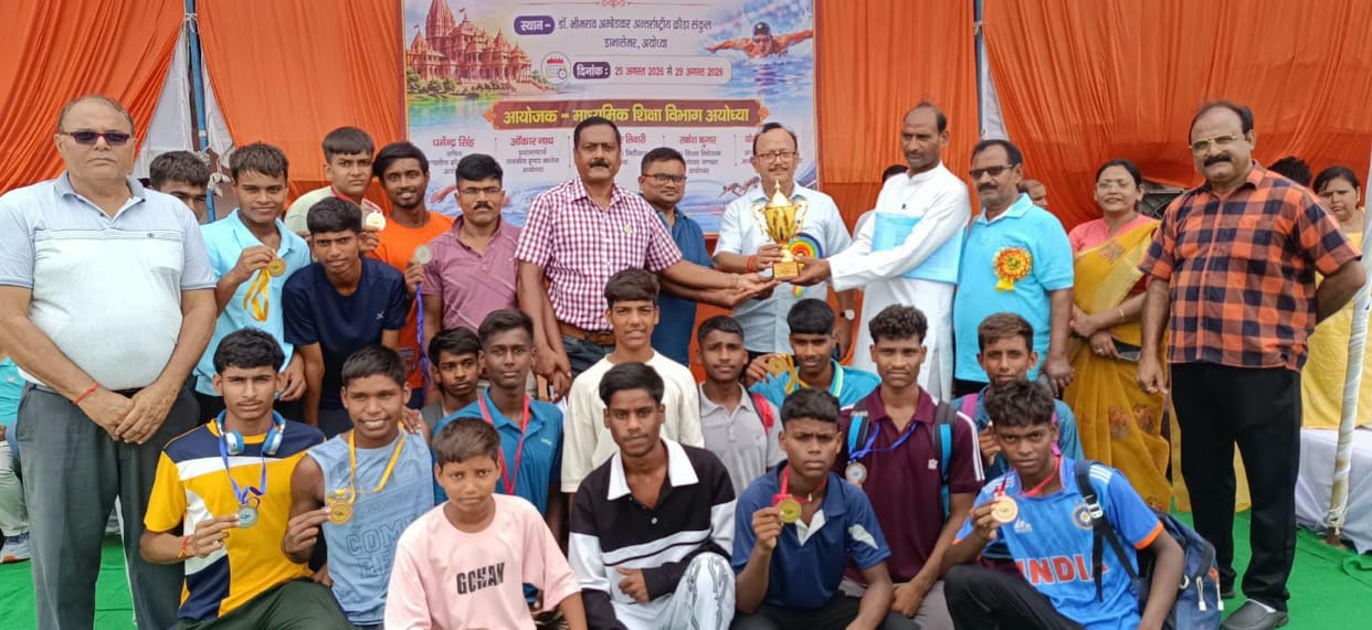 Mirzapur won 26 medals in the swimming competition.