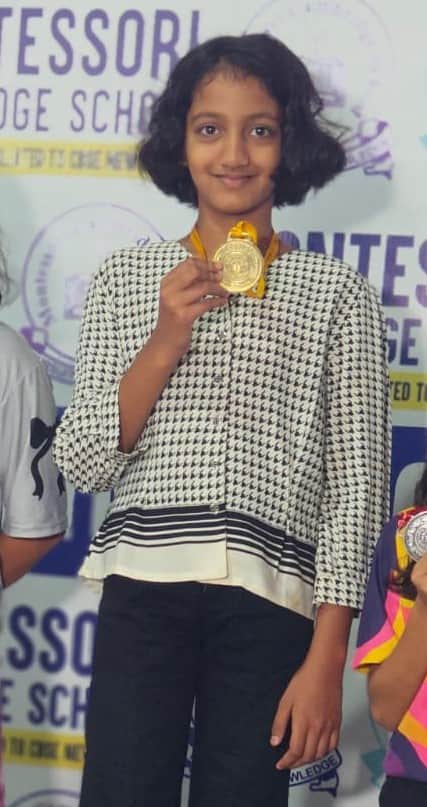 Devanshi is bringing glory to the district in swimming