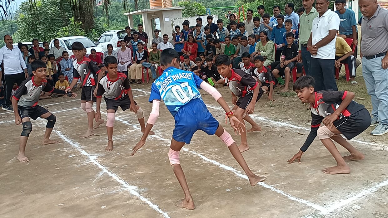 The Kho-Kho final match will take place between the Amarpur and Dhanthar school teams.