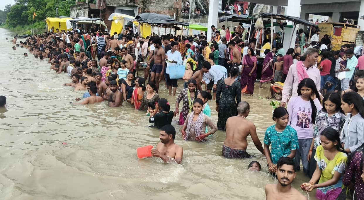 Took a holy dip in the Ganges