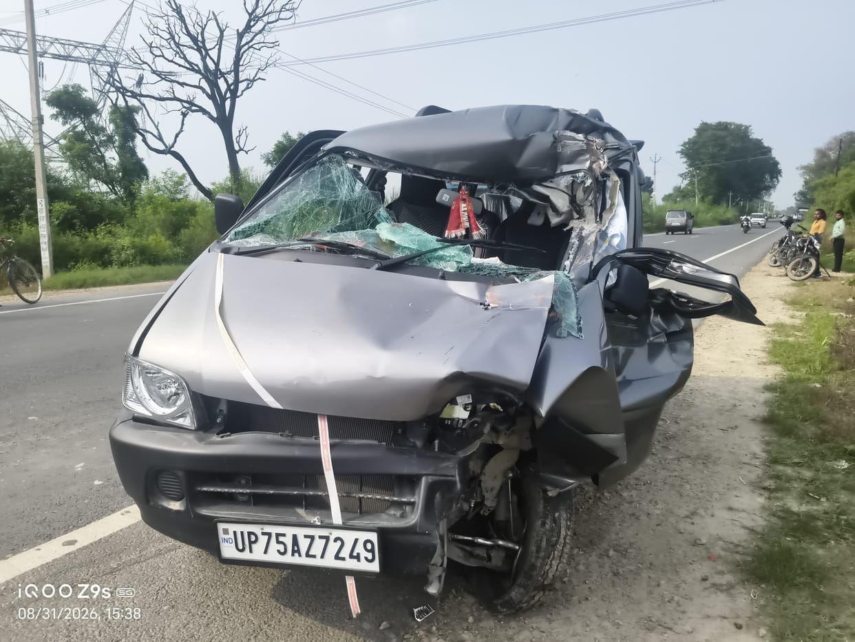 Out-of-control car rams into truck; young woman dies.