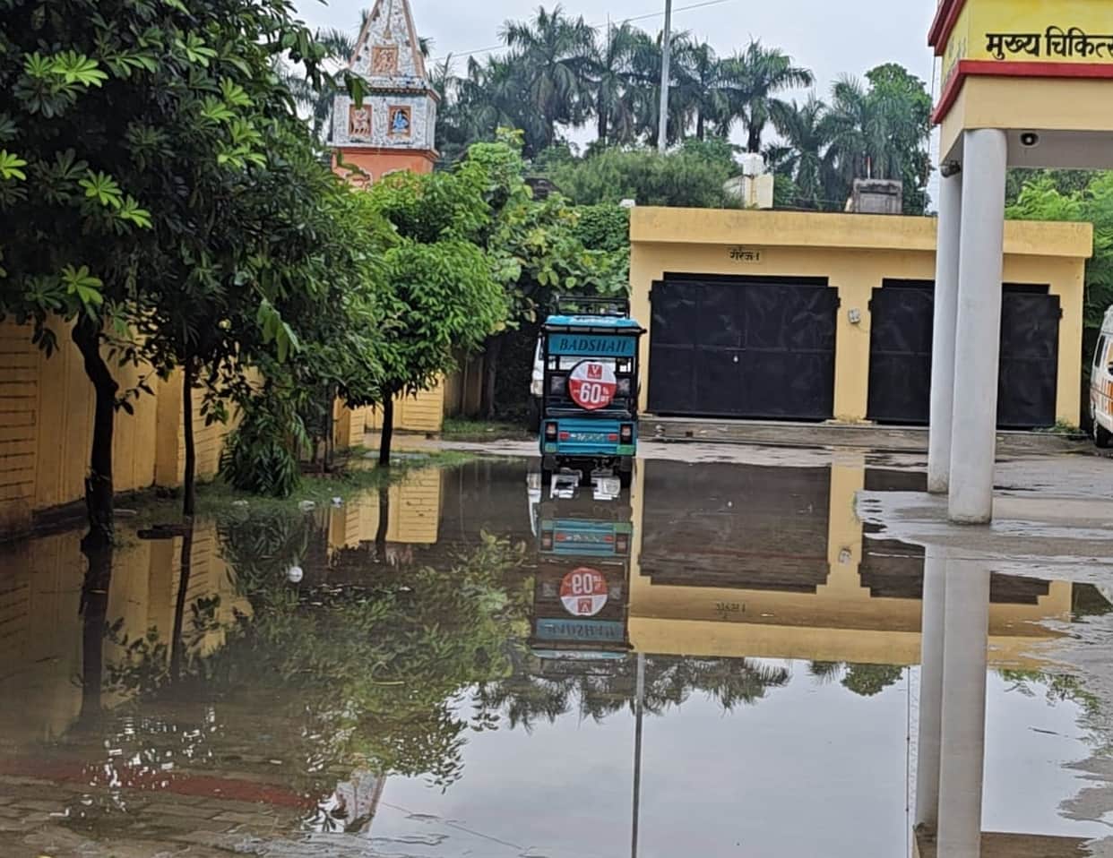 Rain brings relief from humidity, exposes poor drainage.