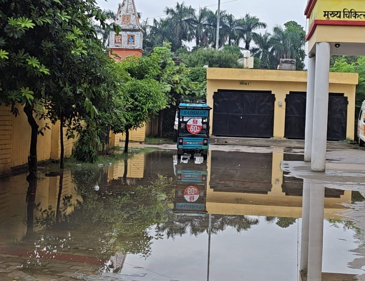 Rain brings relief from humidity, exposes poor drainage.