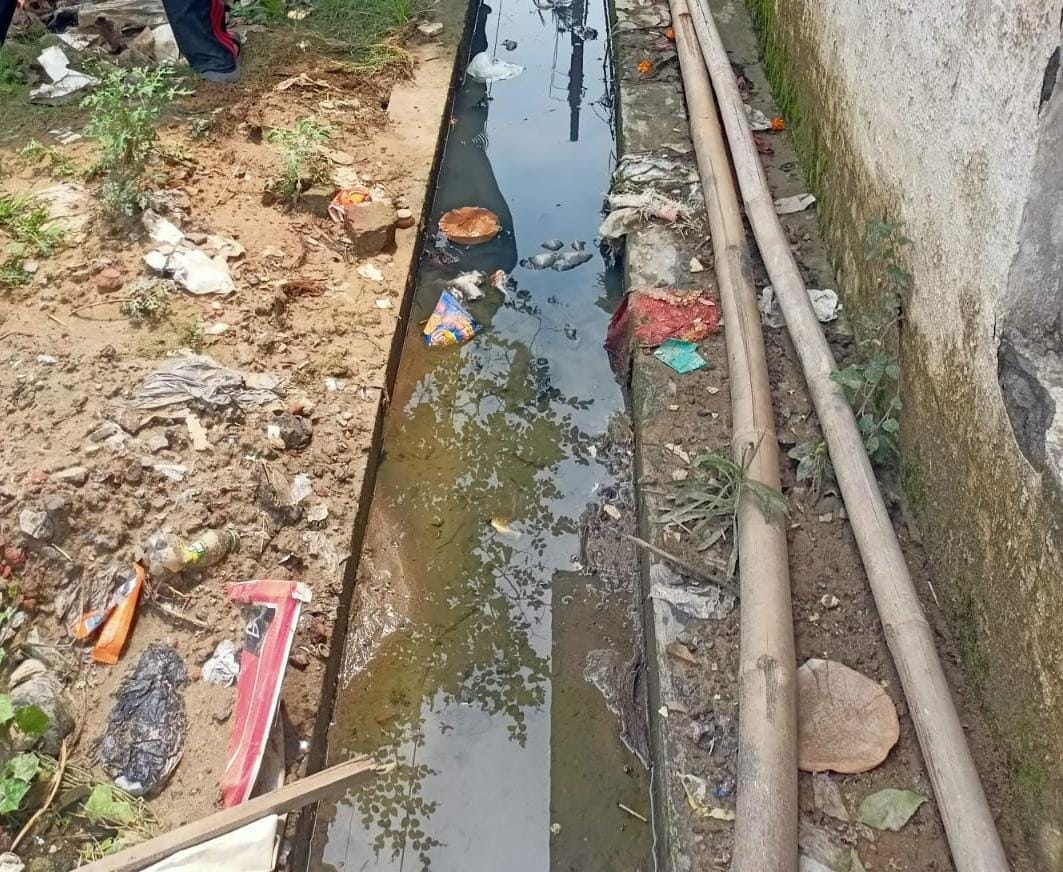 Eco Village-1 residents troubled by the stench from the drain