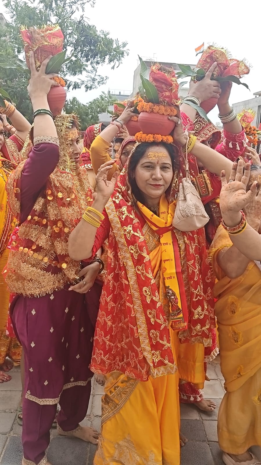 'Kalash Yatra' taken out with great fanfare in Gaur Yamuna City.