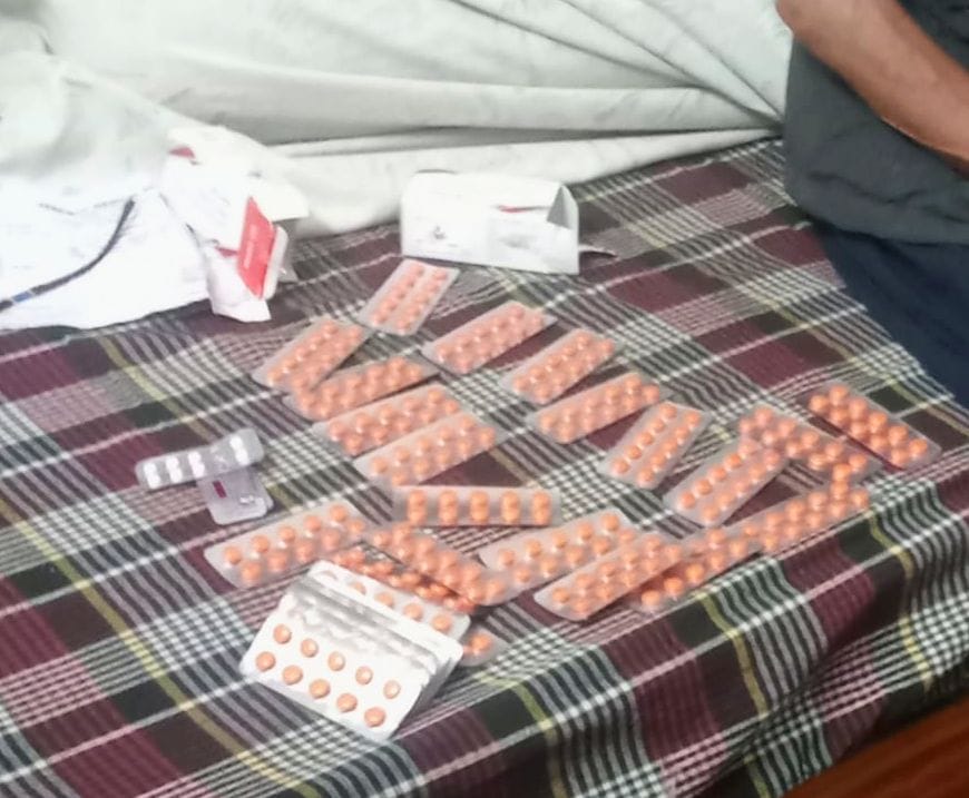 320 intoxicating pills seized from a house in Jagatkhana.
