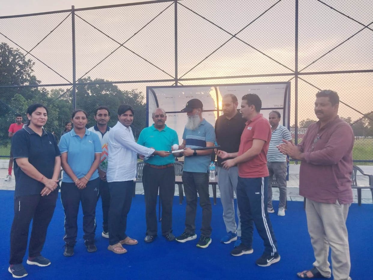 Players received sports kits on National Sports Day at KU