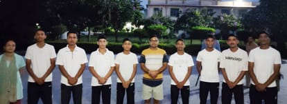 कुरुक्षेत्र। ऑल इंडिया सैनिक स्कूल नेशनल गेम्स चयनित खिलाड़ी। स्वयं