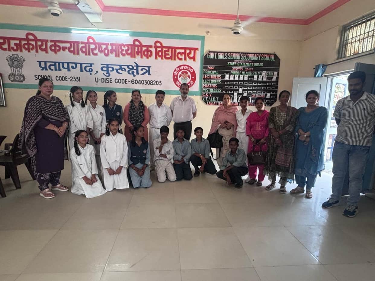 Girl students displayed creativity during Entrepreneurship Fortnight, winners honoured