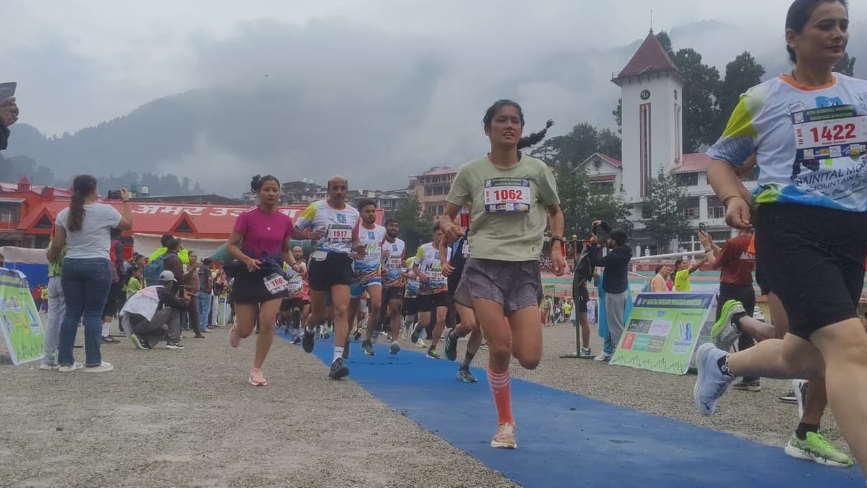 Prabhu from Kotdwar wins mountain marathon, beating Kenyan runner.