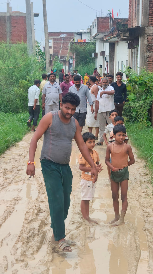 Villagers in Surval Chandel outraged over muddy road
