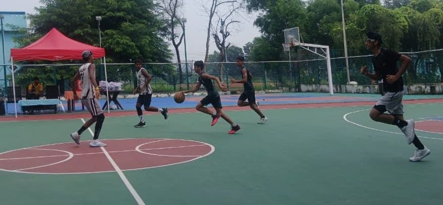 Rudrapur Stadium team crowned basketball champions