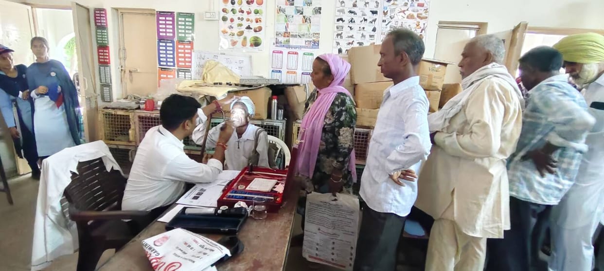 520 patients examined at medical camp
