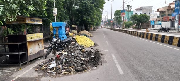 Drains 'gleam' on paper, yet waterlogging persists on the ground... Municipal body swings into cleaning action.