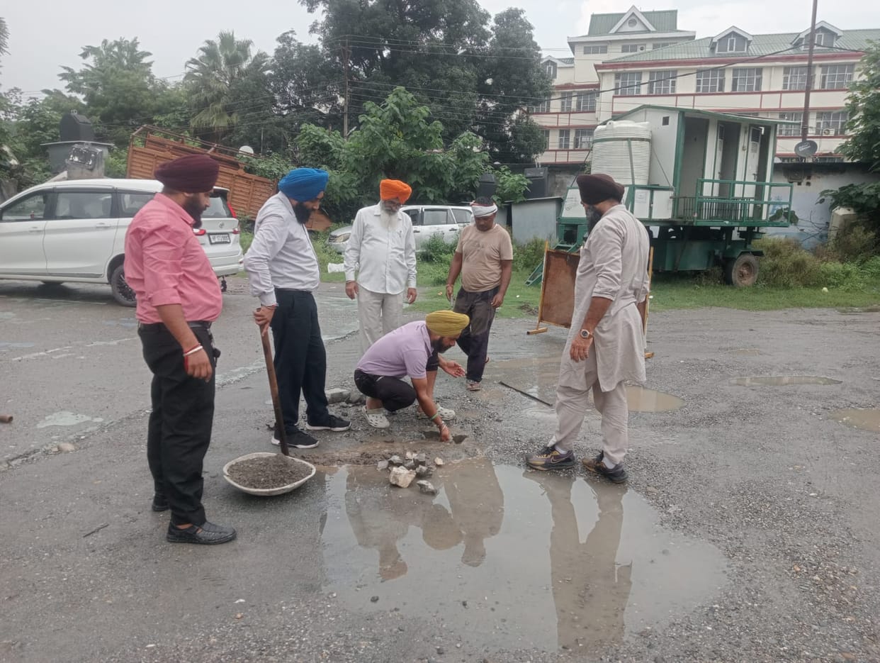 Khalsa Sports Club came forward to save the playground court