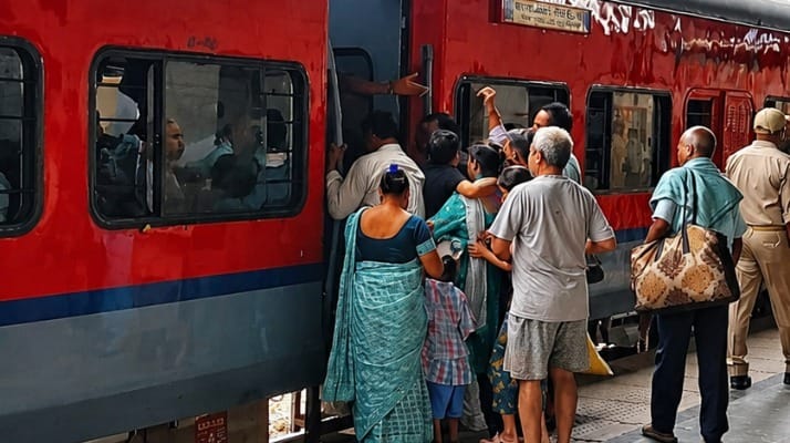 Tanakpur-Achhnera Express launched with red LHB coaches.