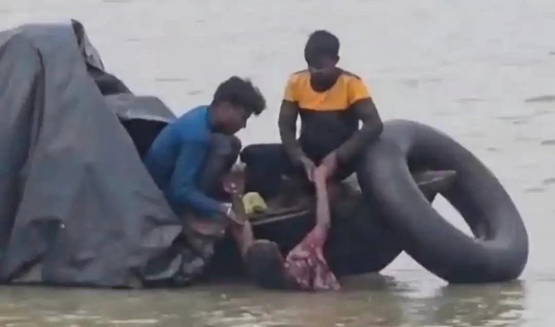 Woman jumps into Karnavati River; PRV personnel spots her and saves her life by sending fishermen.