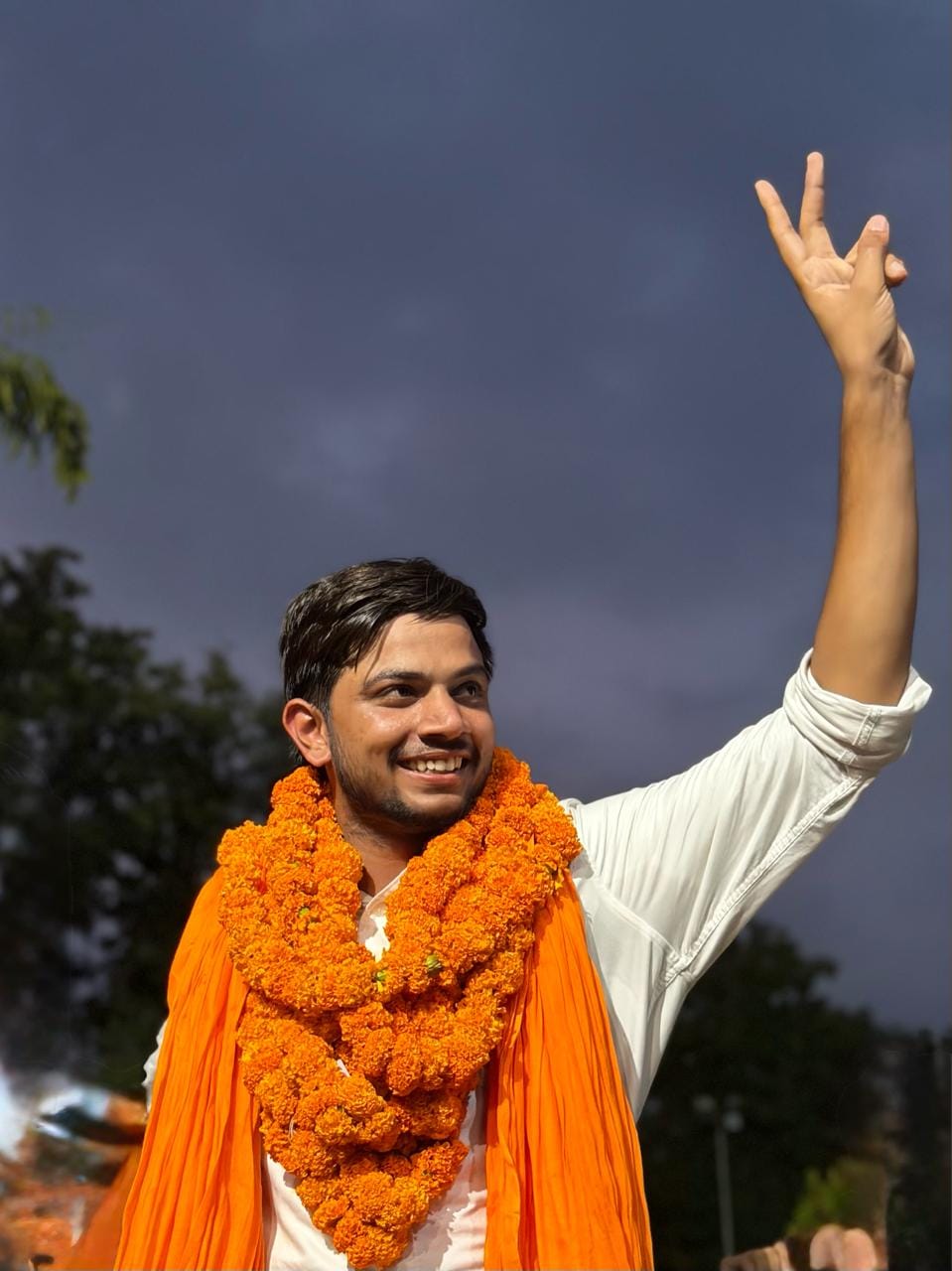 Dhyan Singh contested the PU election as an independent candidate and became the Secretary