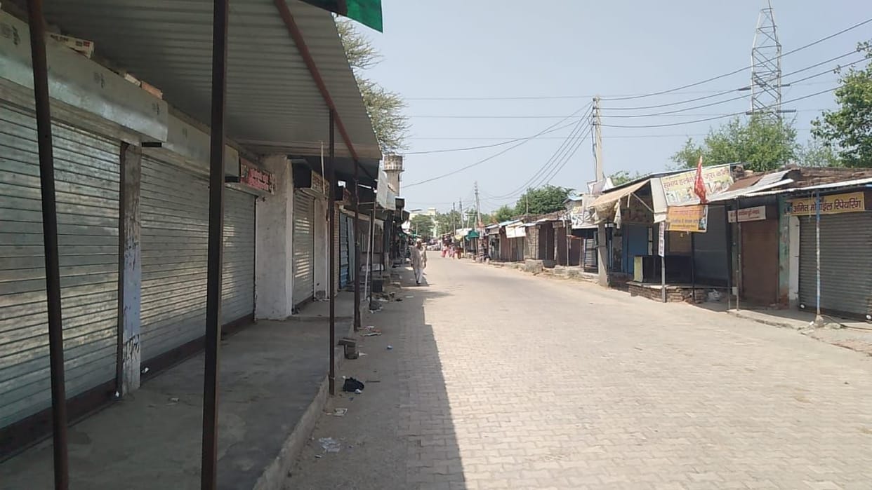 The impact of the traders' decision was evident in the market closure.