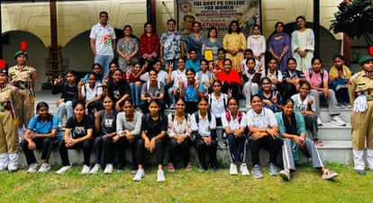 फोटो : : सोनीपत के ताऊ देवी लाल राजकीय पीजी महिला महाविद्यालय, मुरथल में खेल महोत्सव के समापन प