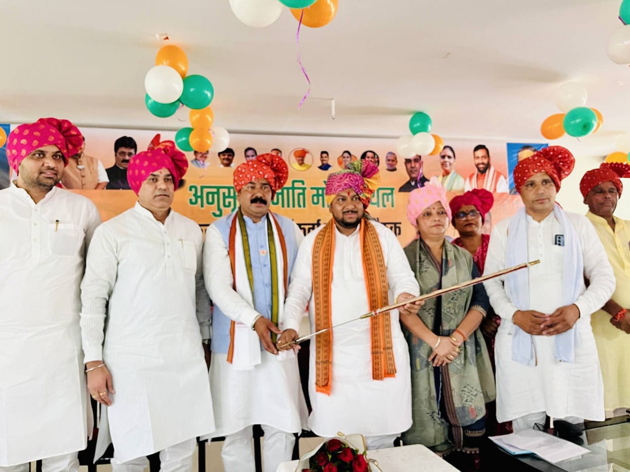 Welcomed the State President of the Haryana BJP SC Morcha.