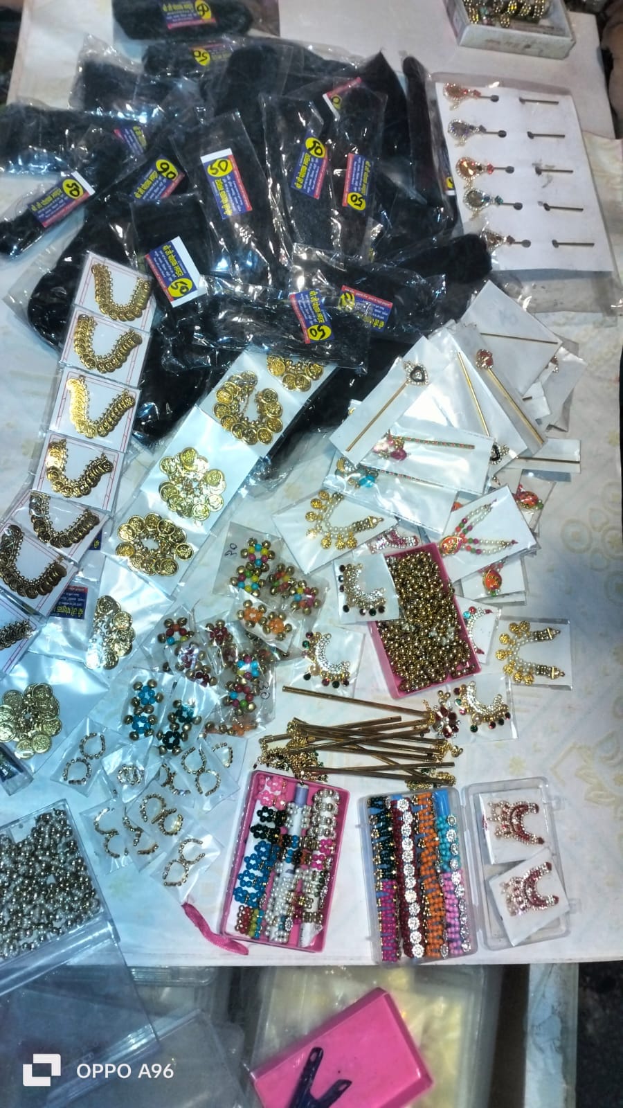 Demand for anklets, necklaces, and hair accessories for adorning Kanha has increased
