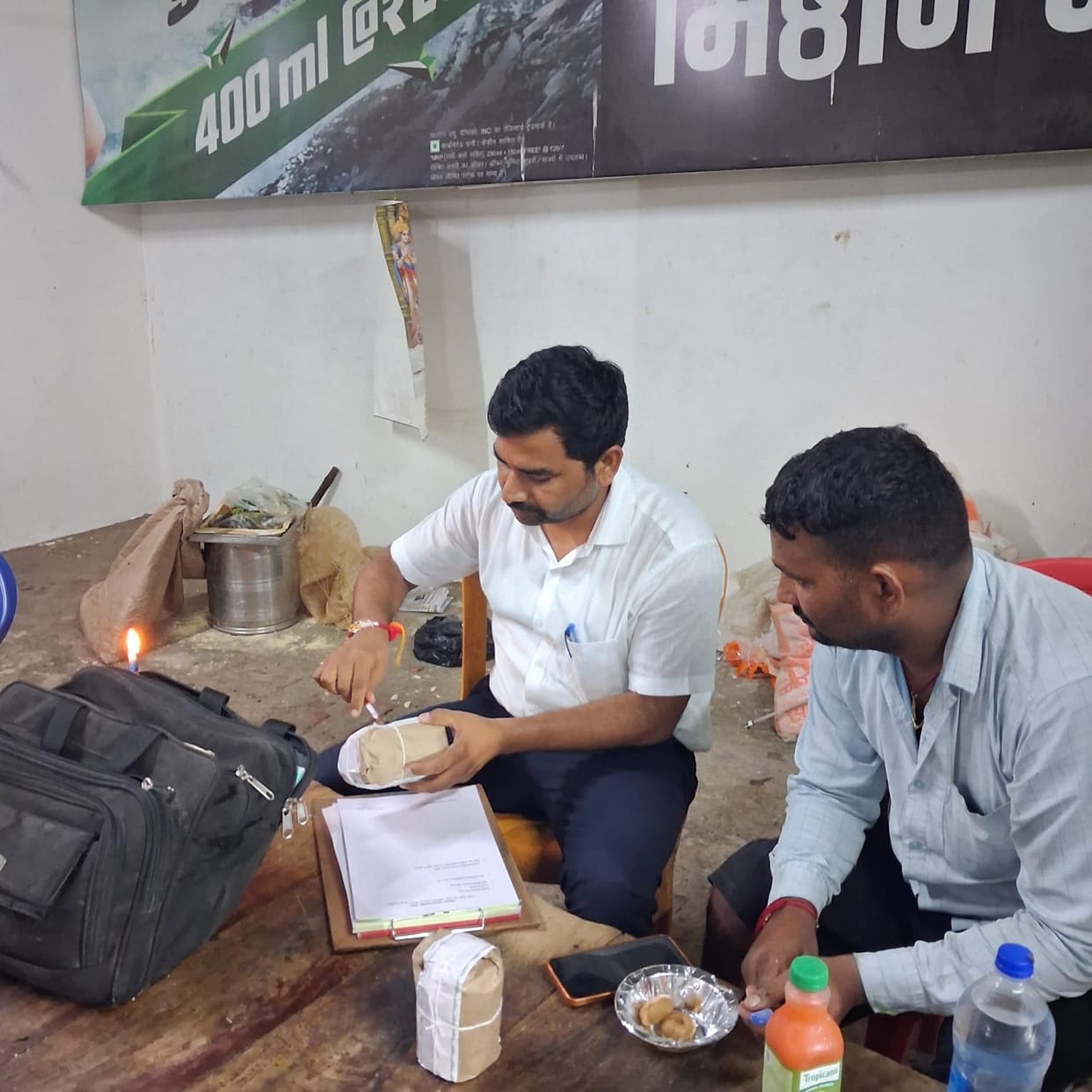 The Food Department collected samples from a grocery store and an Amul milk agency.