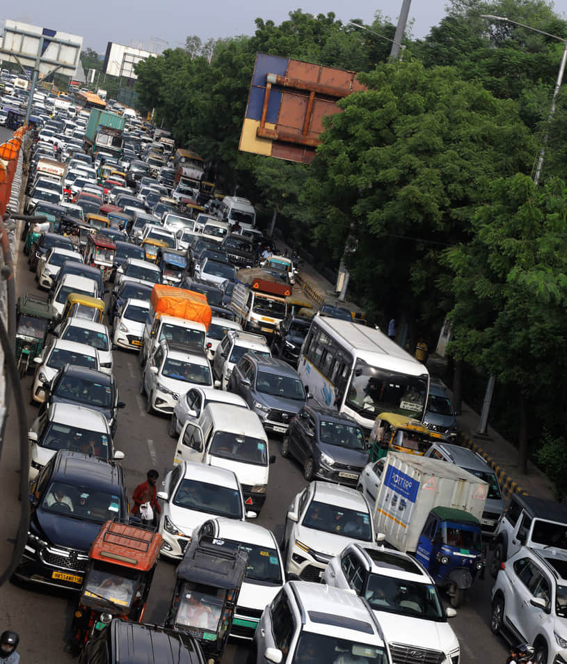 Residents Grapple with Waterlogging and Traffic Jams