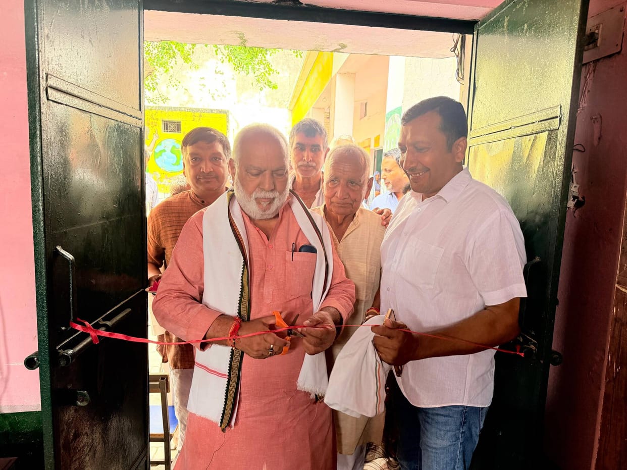 Donated an inverter and battery to the school.
