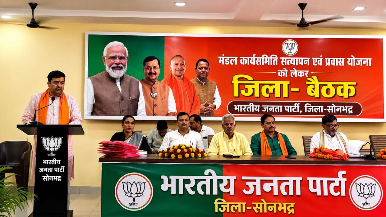 BJP deliberates on strengthening the organization down to the booth level.