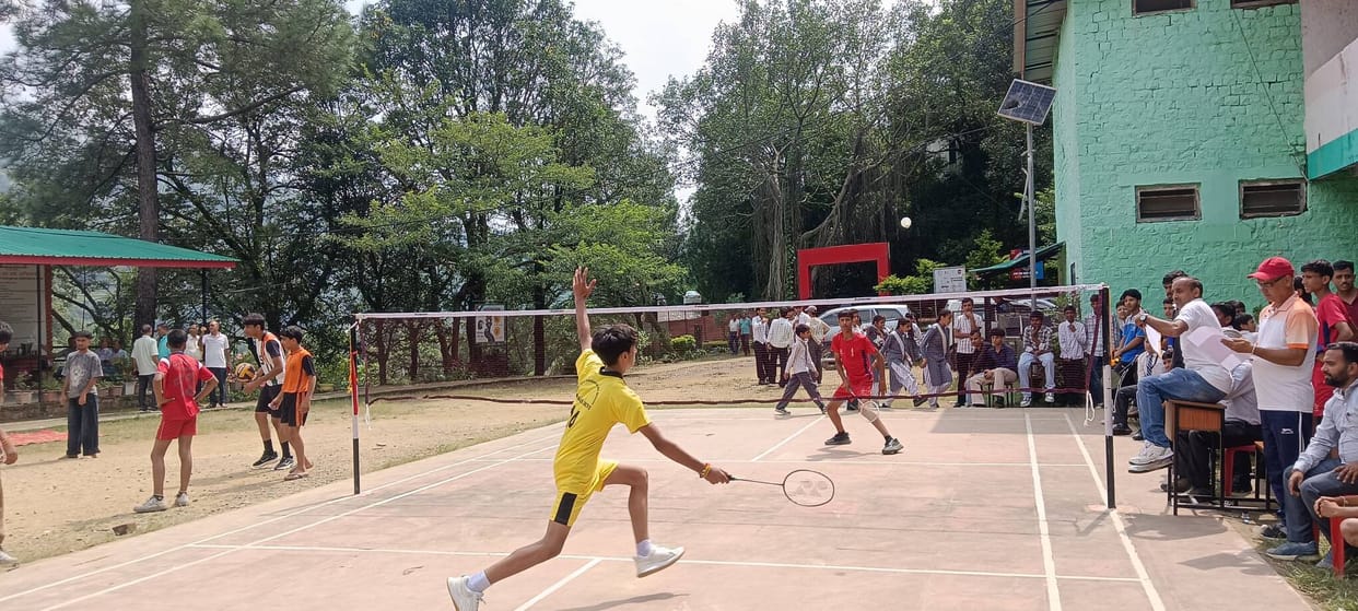Nabahi wins in badminton; Devbradta wins in volleyball.